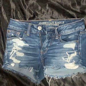 American eagle jean shorts